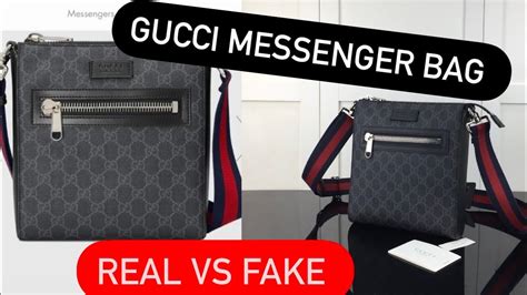 gucci men's messenger bag replica|How to Spot a Fake Gucci Bag .